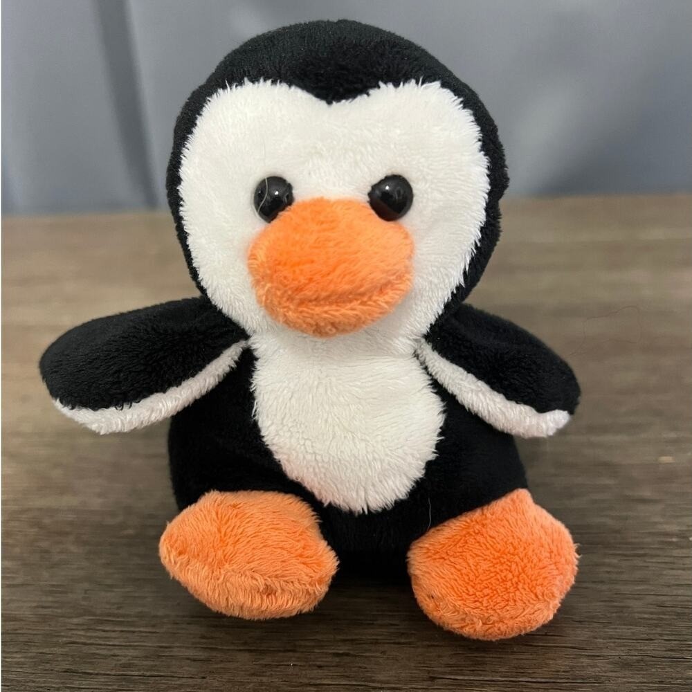 Adventure Planet Penguin Plush Stuffed Animal Black White Small Toy